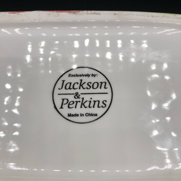 Poinsettia Mosaic Stained Glass Jackson Perkins Planter Serving Vessel Stunning - Picture 3 of 3